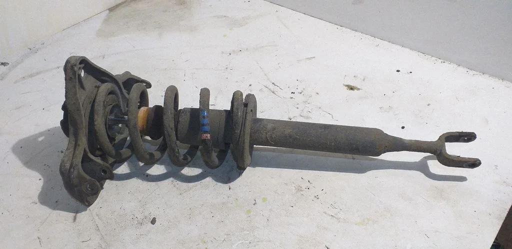 Front shock absorber with coil spring – front left