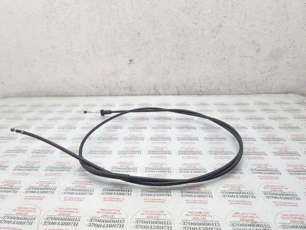 Engine bonnet/hood lock release cable 7M3823531B