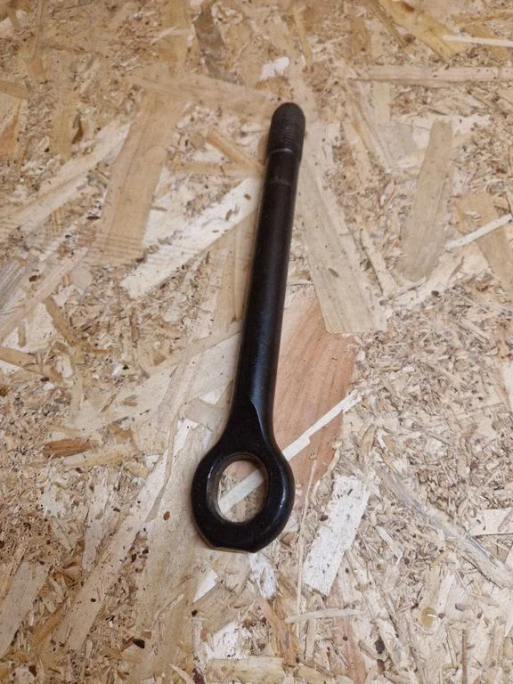Towing hook eye