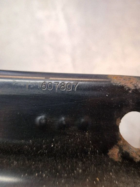 Rear bumper cross member 607807