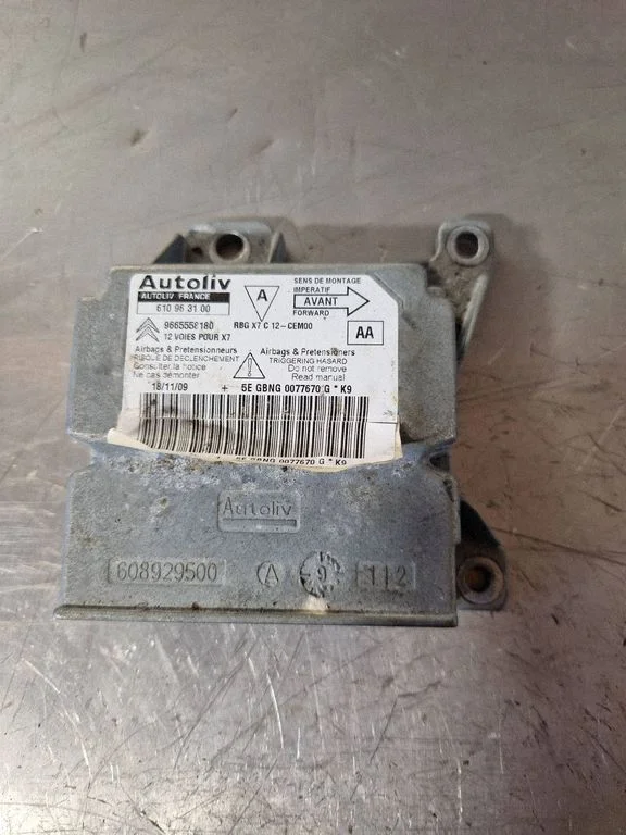 Turvapatjade juhtplokk – Citroen C5 (2008-2016)