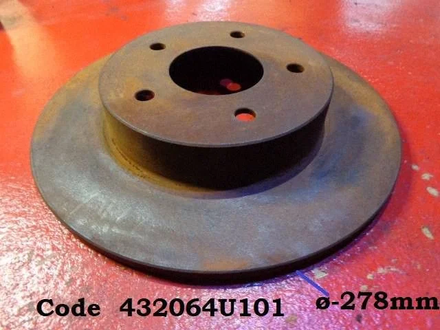 Rear brake disc 432064U101