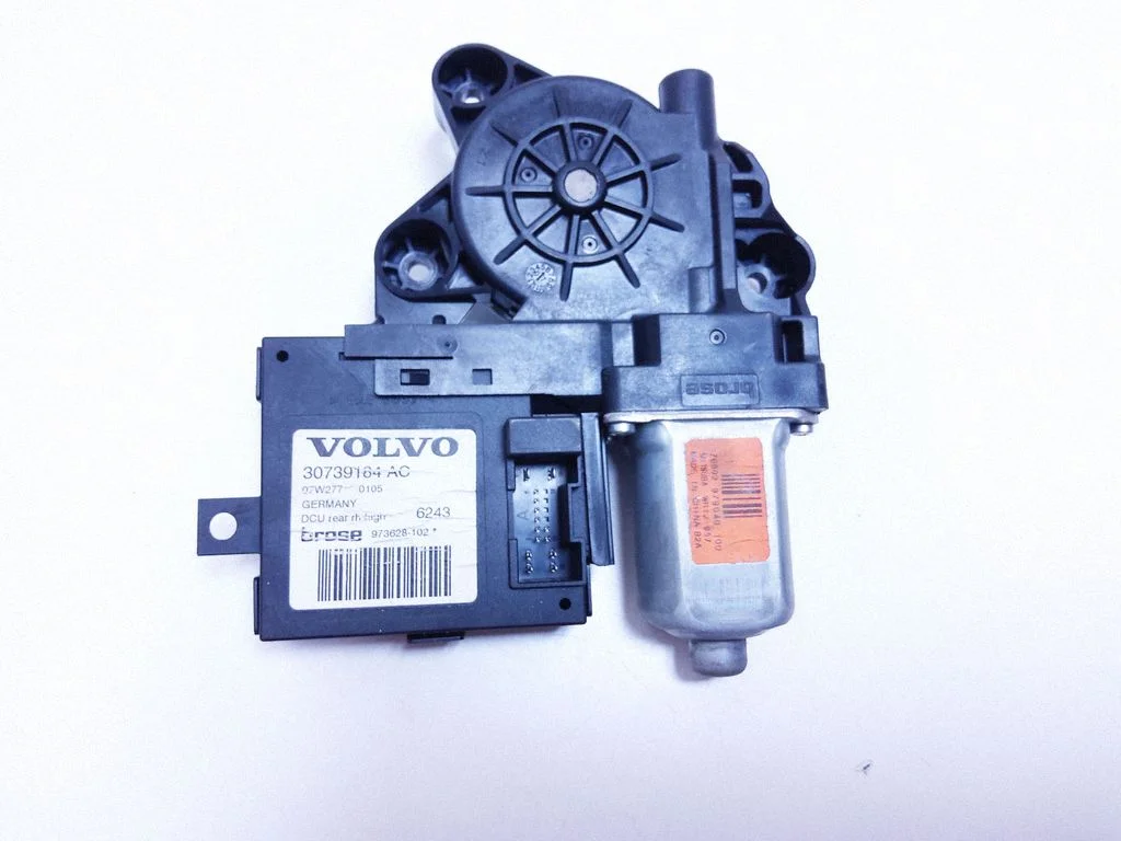 Rear door window regulator with motor 30739184