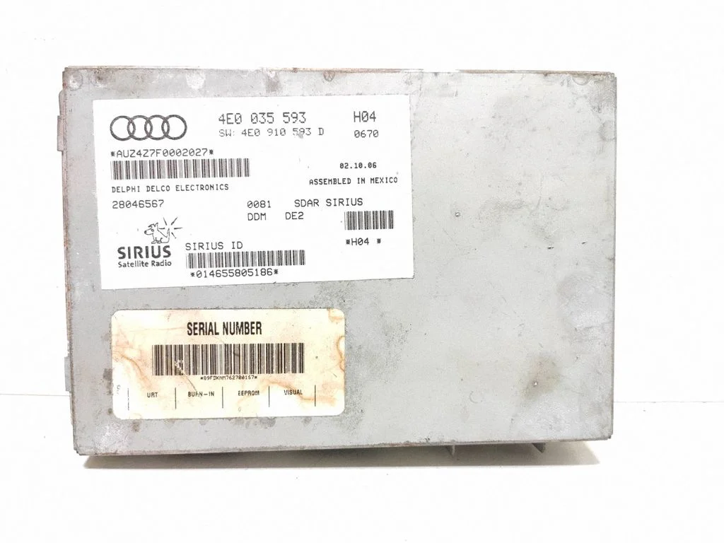 Head unit multimedia control 4E0035593