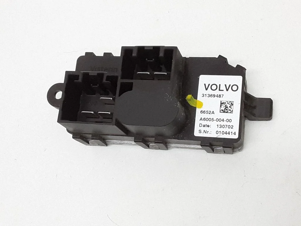 Heater blower motor/fan resistor 31369487