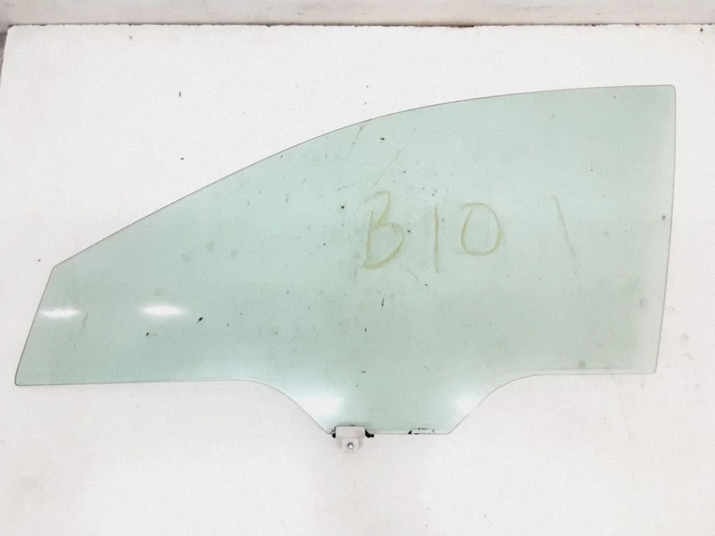 Front door window glass four-door – left