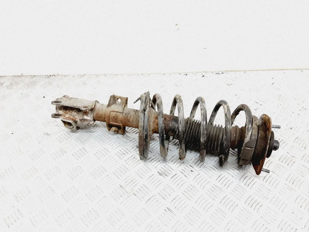 Front shock absorber with coil spring