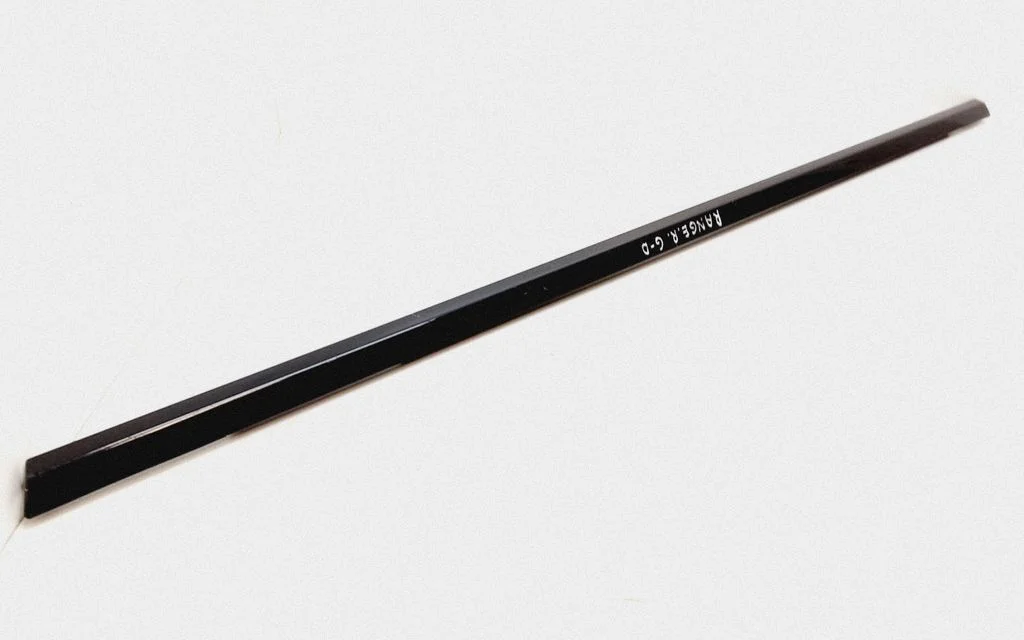 Rear door glass trim molding DK6225596AA