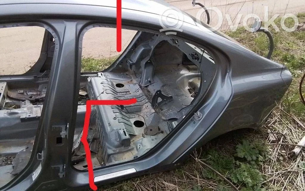 Aizmugurējais spārns (ceturtdaļa) – Volvo S60 (2014-2018)