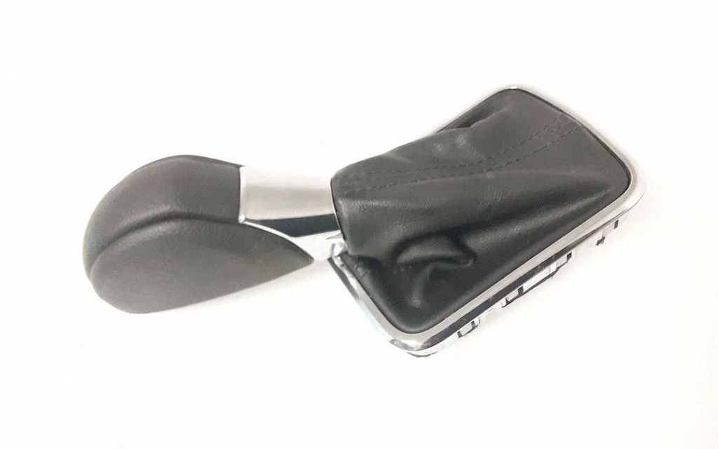 Gear lever shifter trim leather/knob