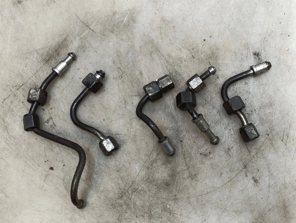 Fuel injector supply line/pipe