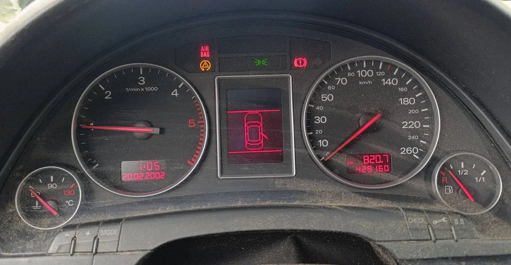 Speedometer (instrument cluster) – Audi A4 S4 B6 8E 8H (2001-2005)