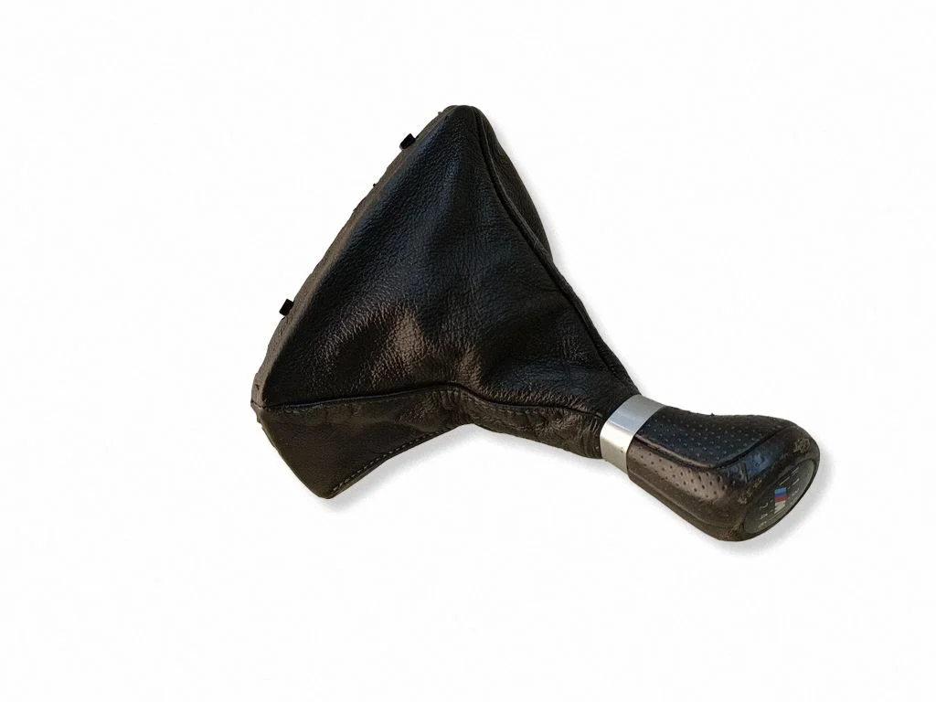 Gear lever shifter trim leather/knob – BMW 3 Series E90 E91 (2005-2012)