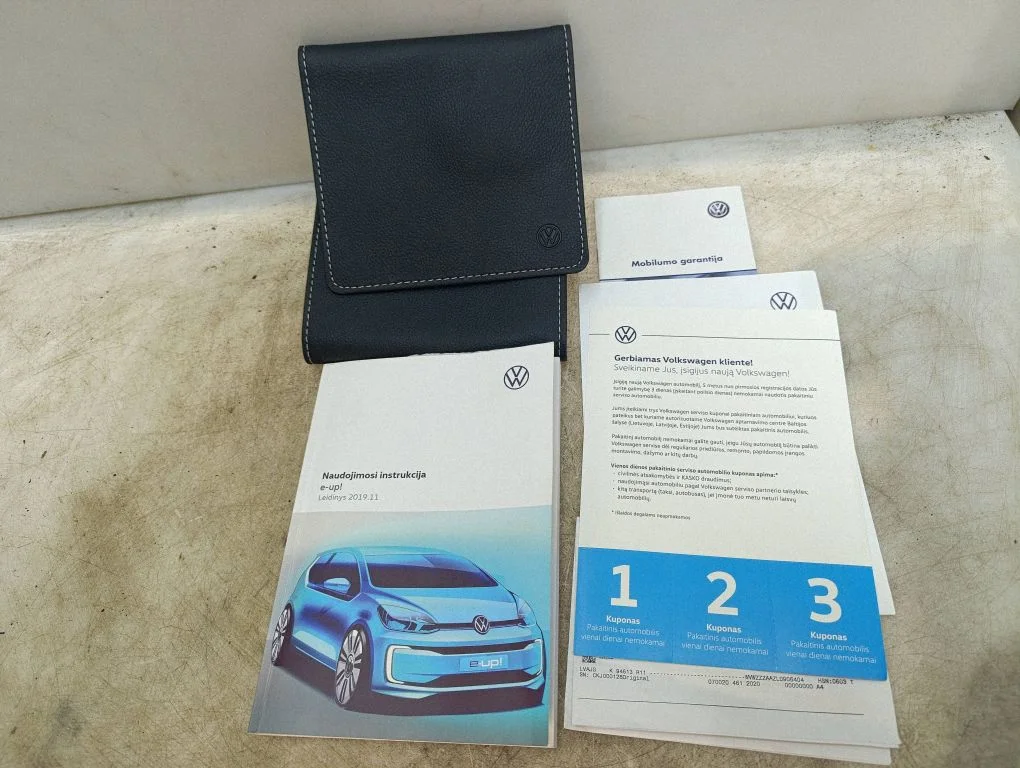 Książka serwisowa – Volkswagen e-Up (2016-)