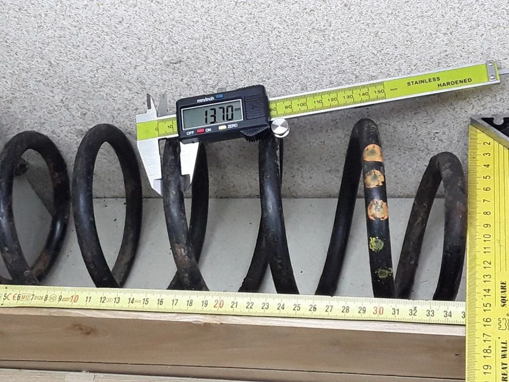 Front coil spring