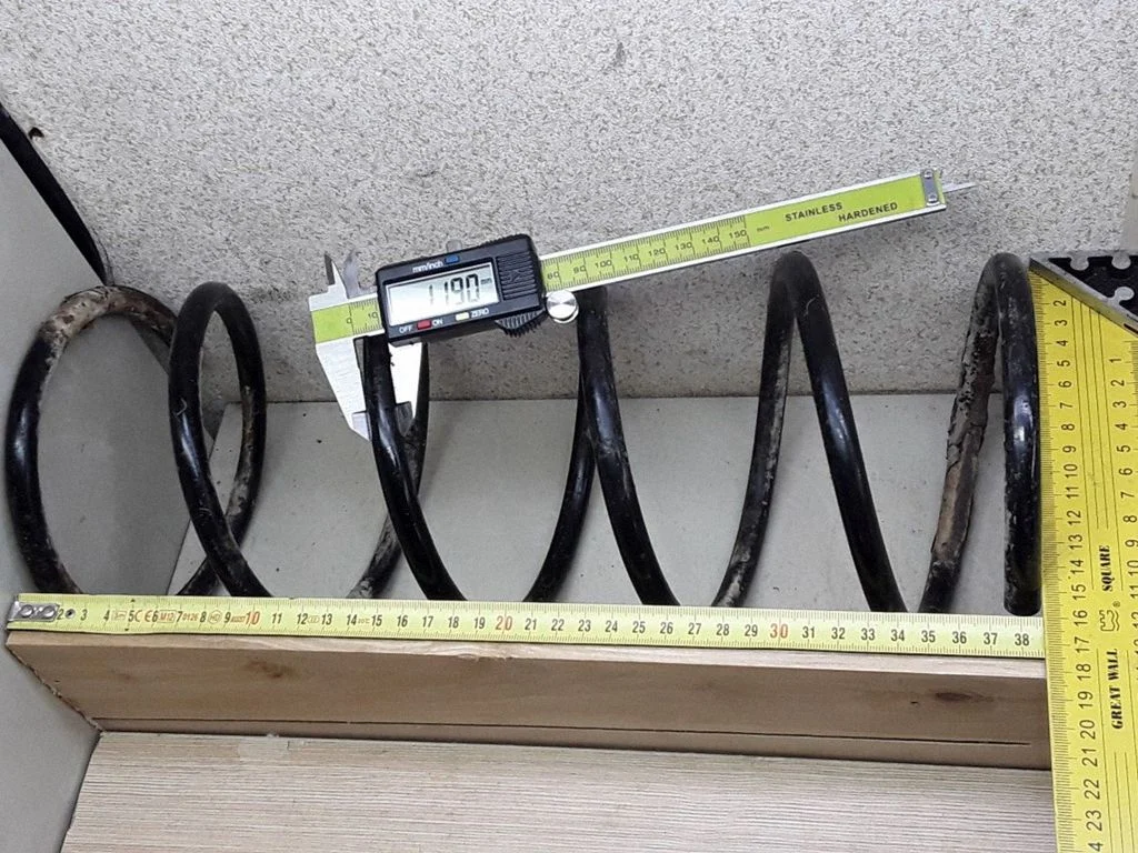 Front coil spring