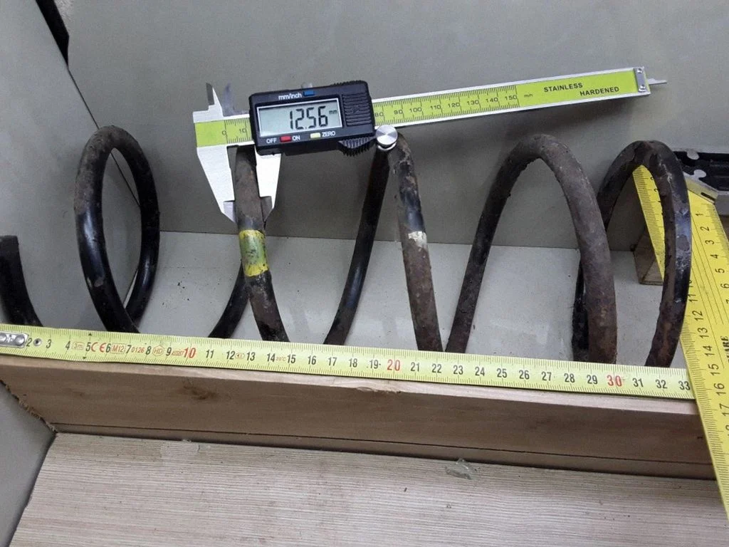 Front coil spring