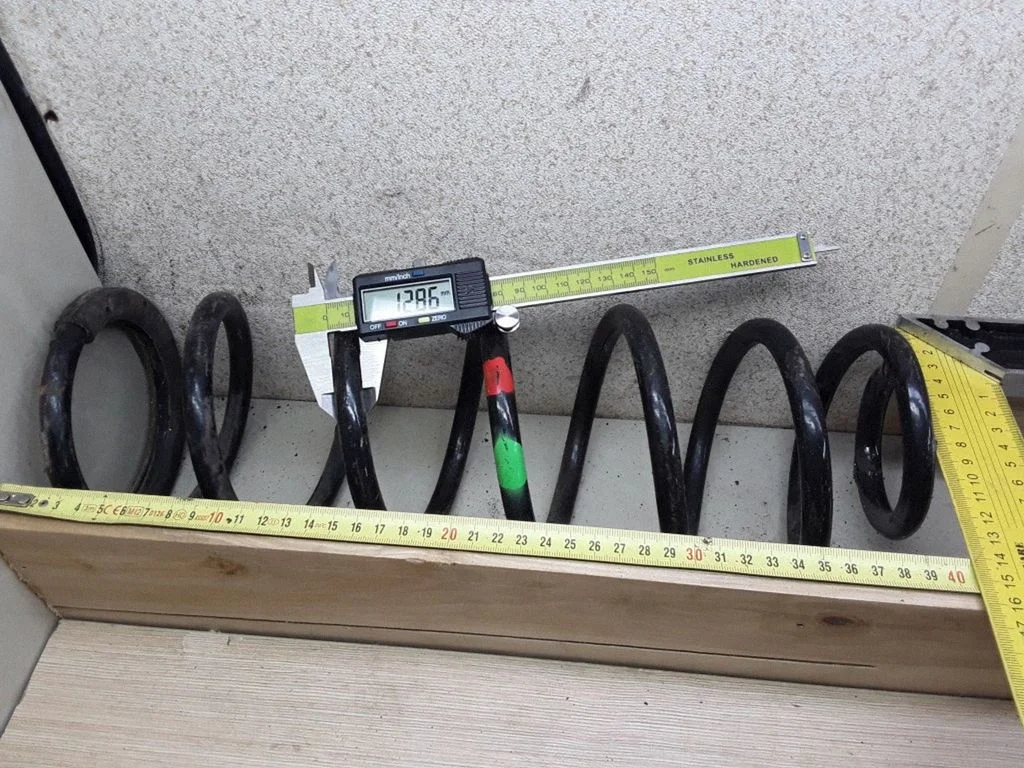 Front coil spring