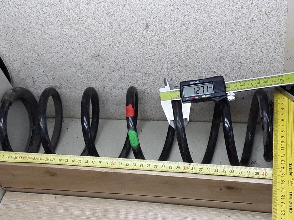 Front coil spring