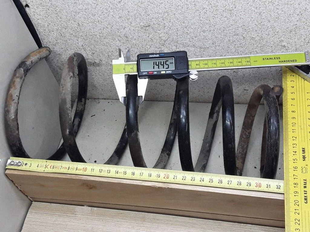 Front coil spring