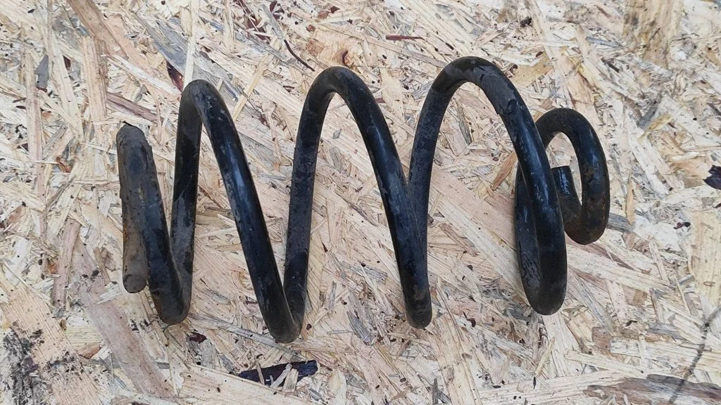 Rear coil spring