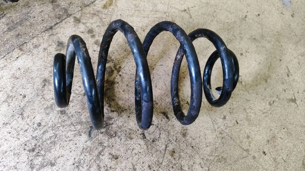 Rear coil spring