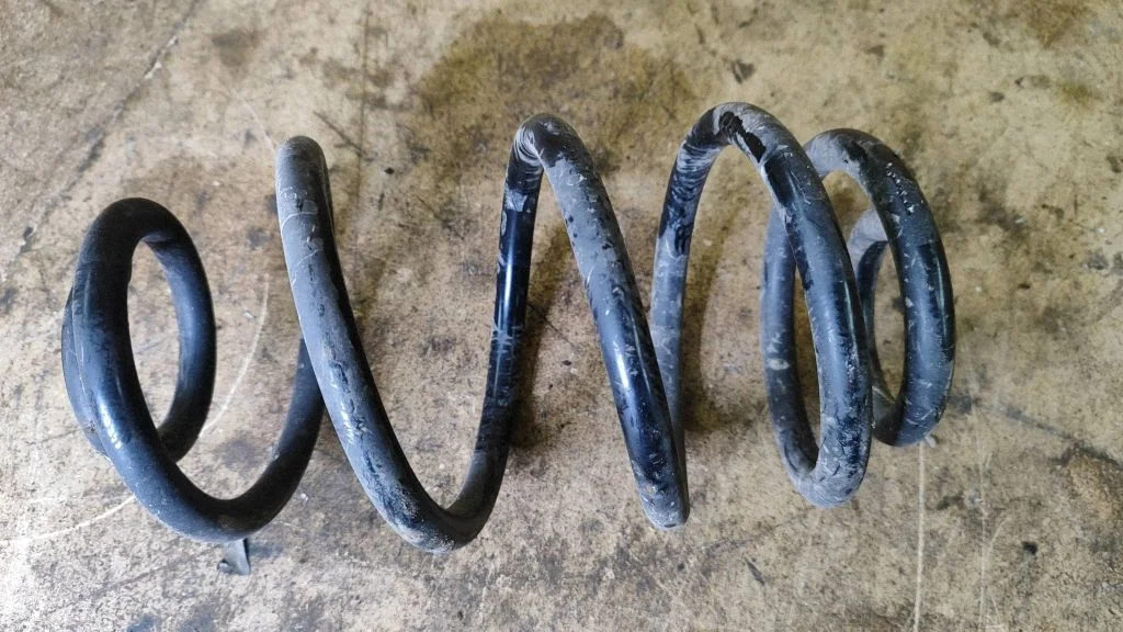 Rear coil spring
