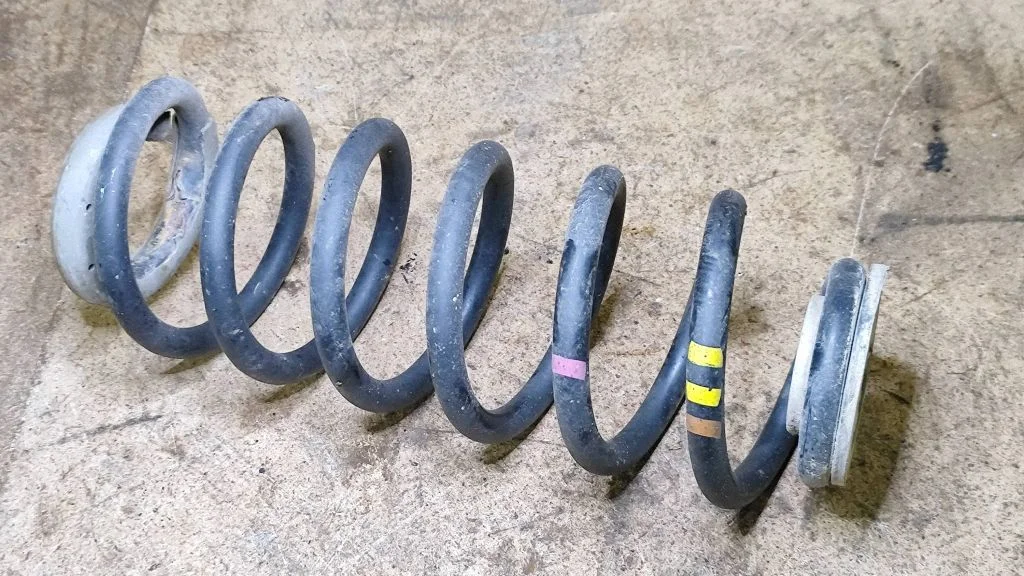 Rear coil spring