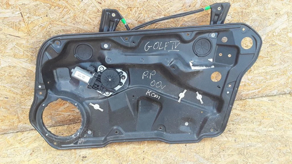 Front door window regulator with motor 1J4837756B