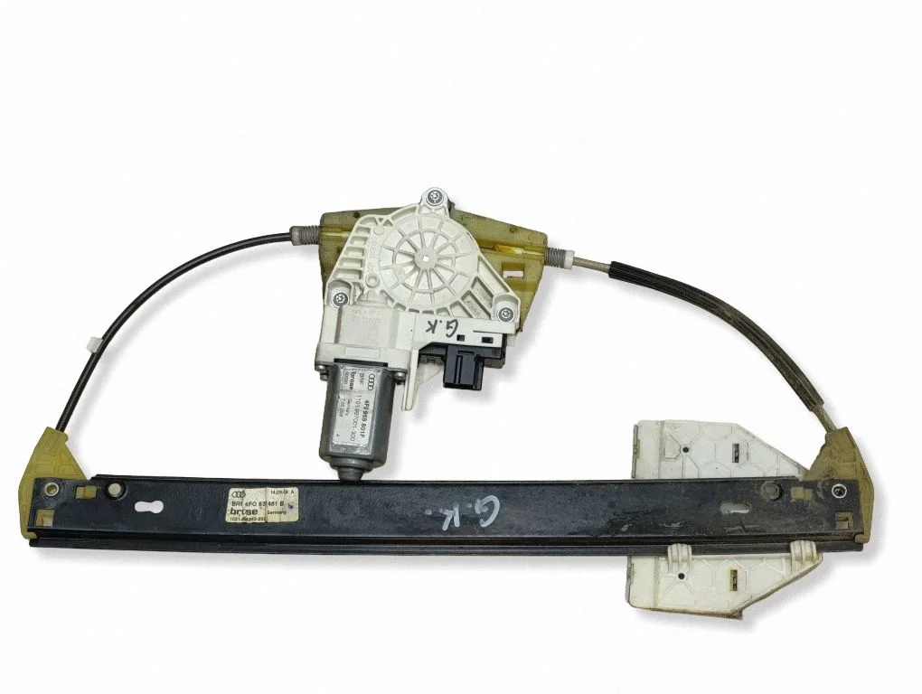 Rear door window regulator with motor 4F0839461B