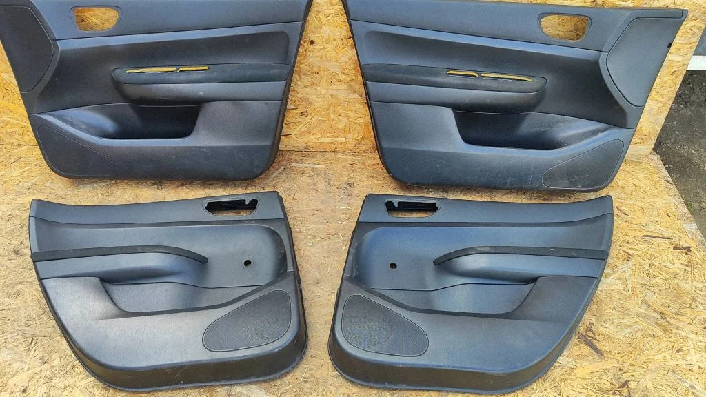 Front door card panel trim