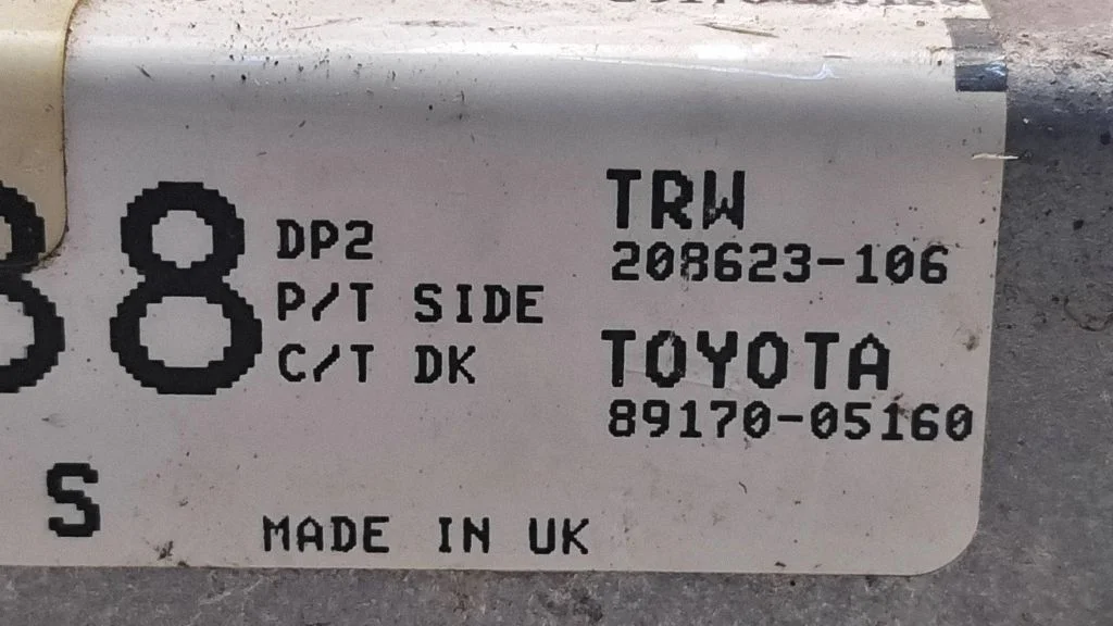 Sterownik poduszek powietrznych – Toyota Avensis T250 (2006-2009)