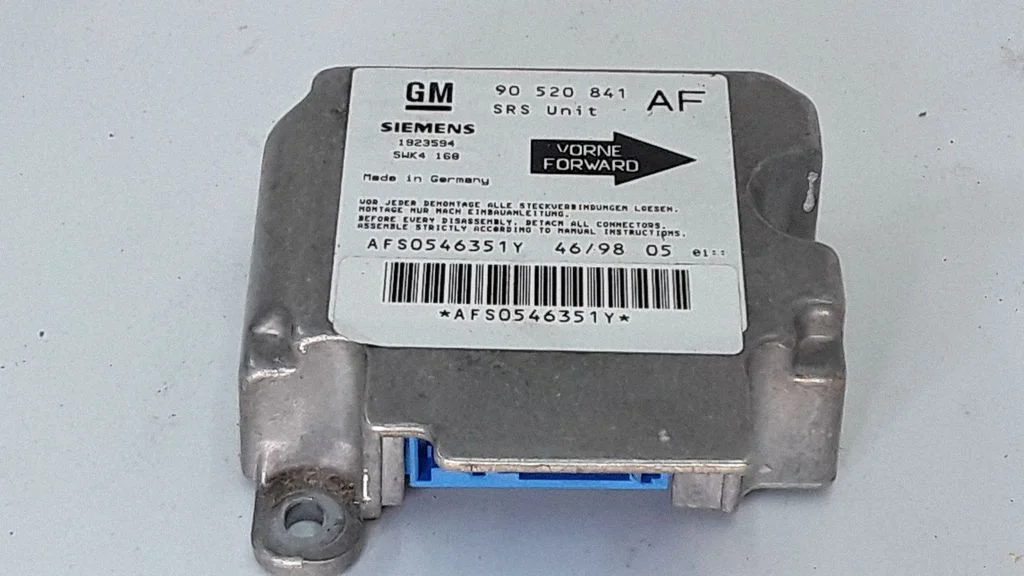Airbag control unit/module – Opel Astra G (1998-2009)