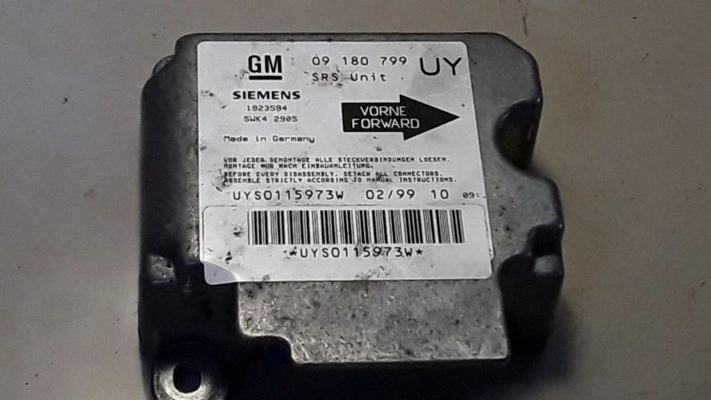 Airbag control unit/module – Opel Astra G (1998-2009)