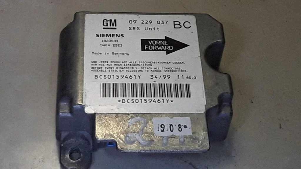 Airbag control unit/module – Opel Astra G (1998-2009)