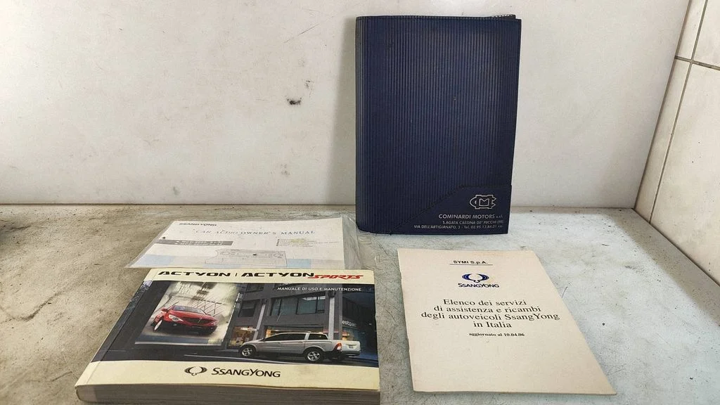 Książka serwisowa – SsangYong Actyon sports I (2005-2012)