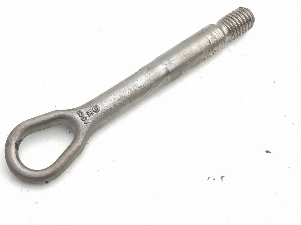 Towing hook eye