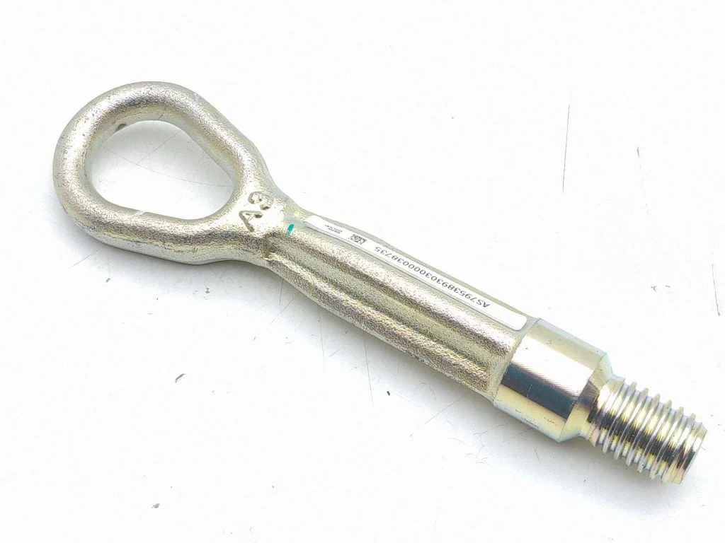 Towing hook eye