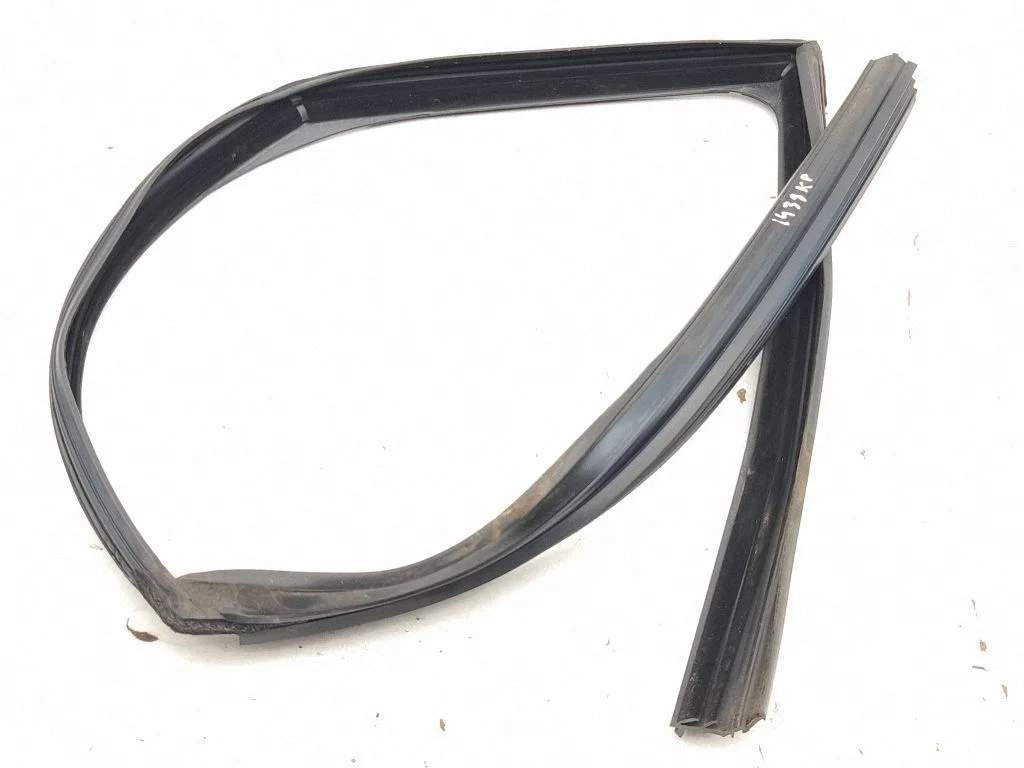 Rubber seal rear door window/glass – left