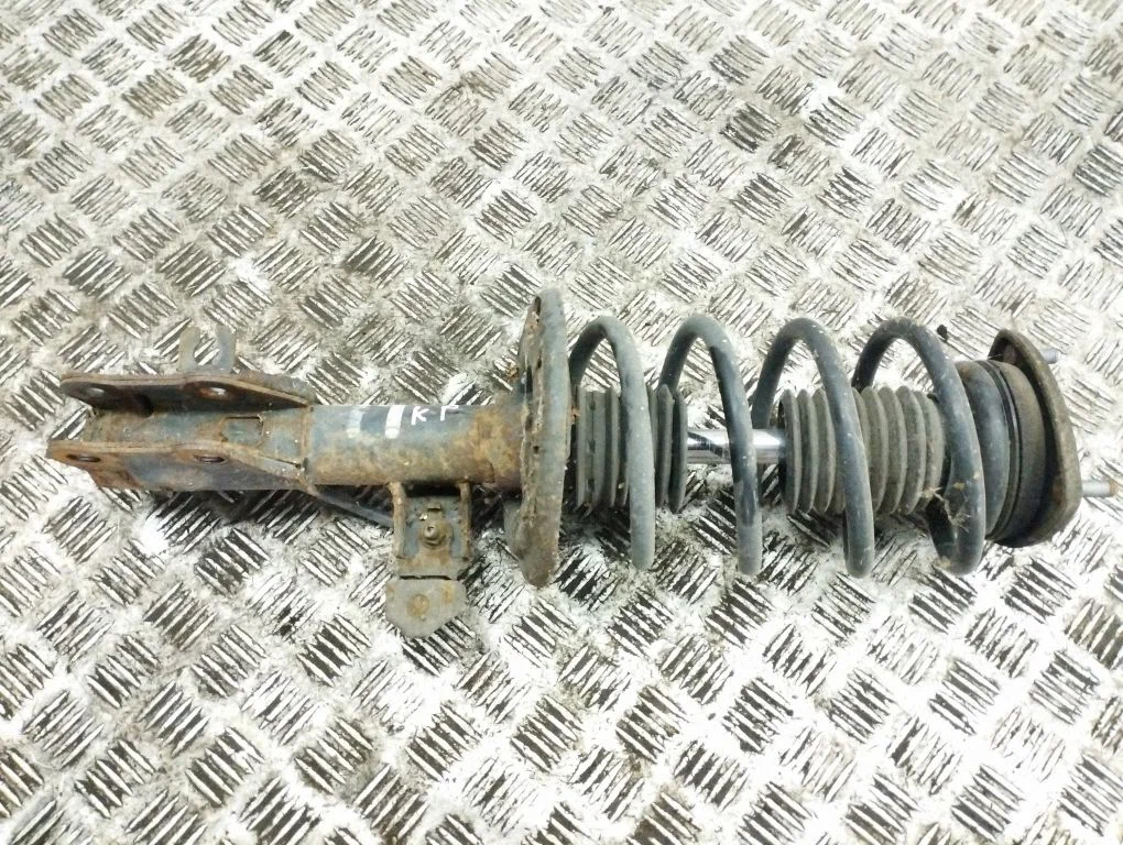 Front shock absorber with coil spring – left