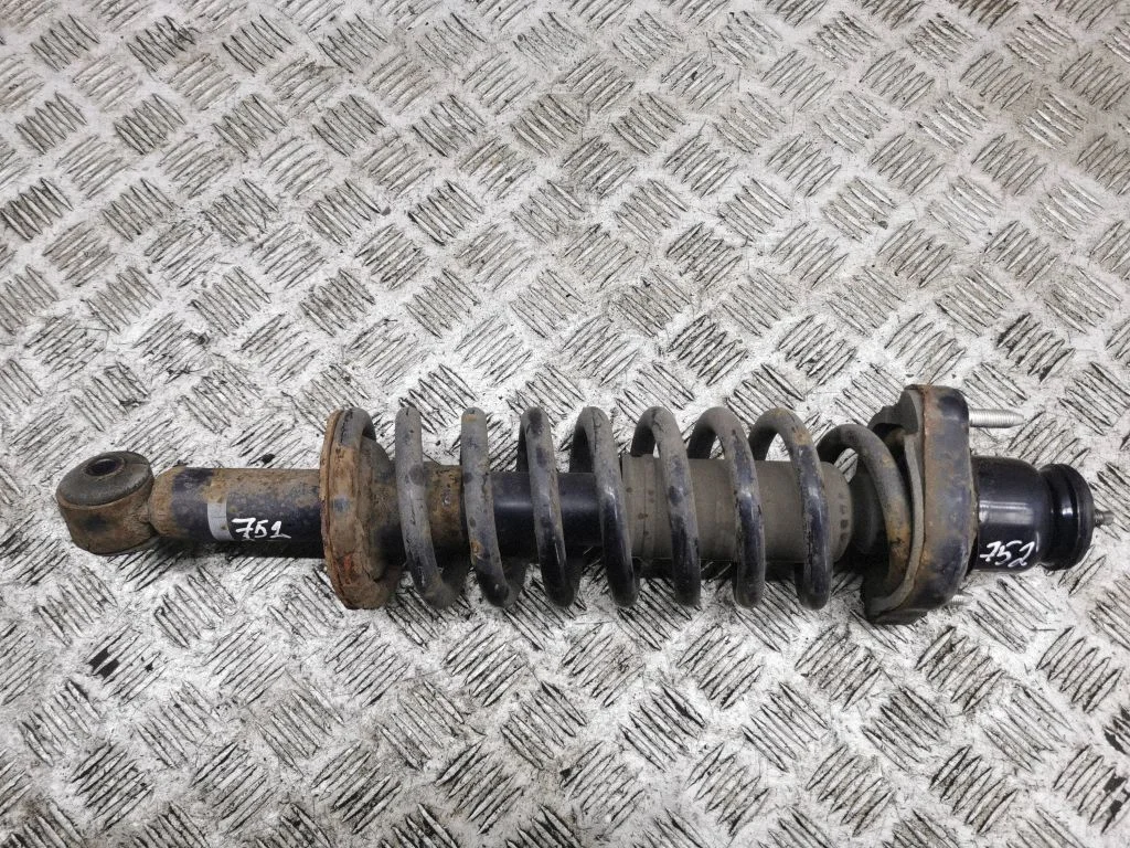 Rear shock absorber with coil spring – right
