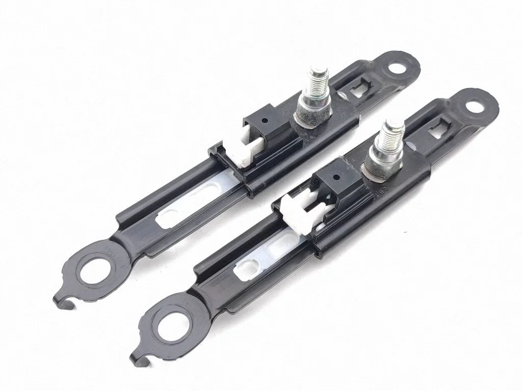 Seat belt adjustment rail