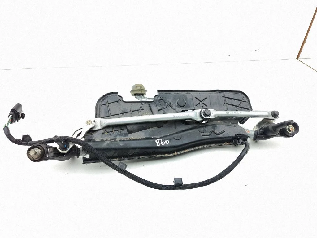 Front wiper linkage and motor 9824534680