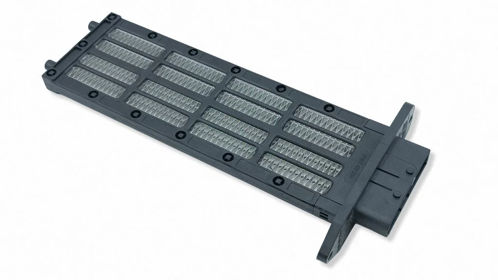 Electric cabin heater radiator