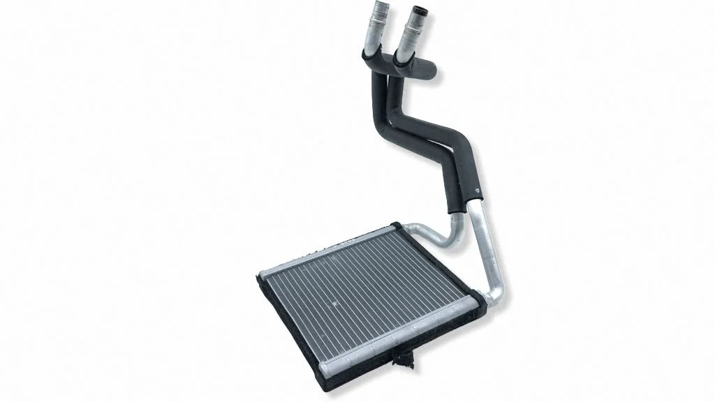 Heater blower radiator