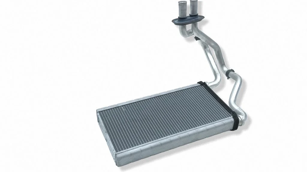 Heater blower radiator