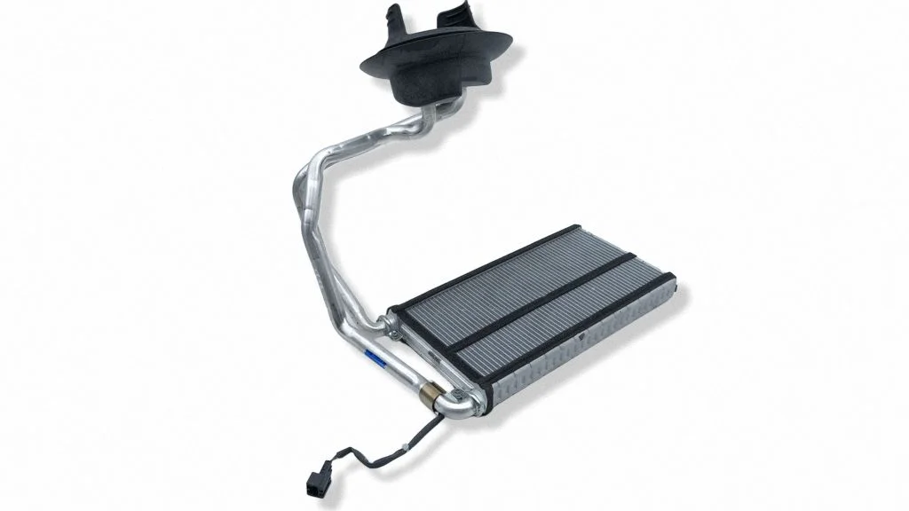 Heater blower radiator
