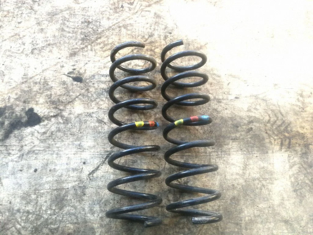 Rear coil spring