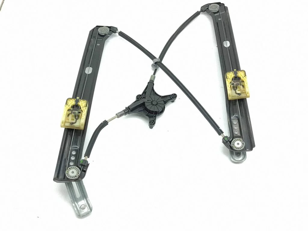 Front window lifting mechanism without motor – left
