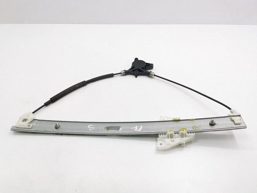 Front window lifting mechanism without motor – left